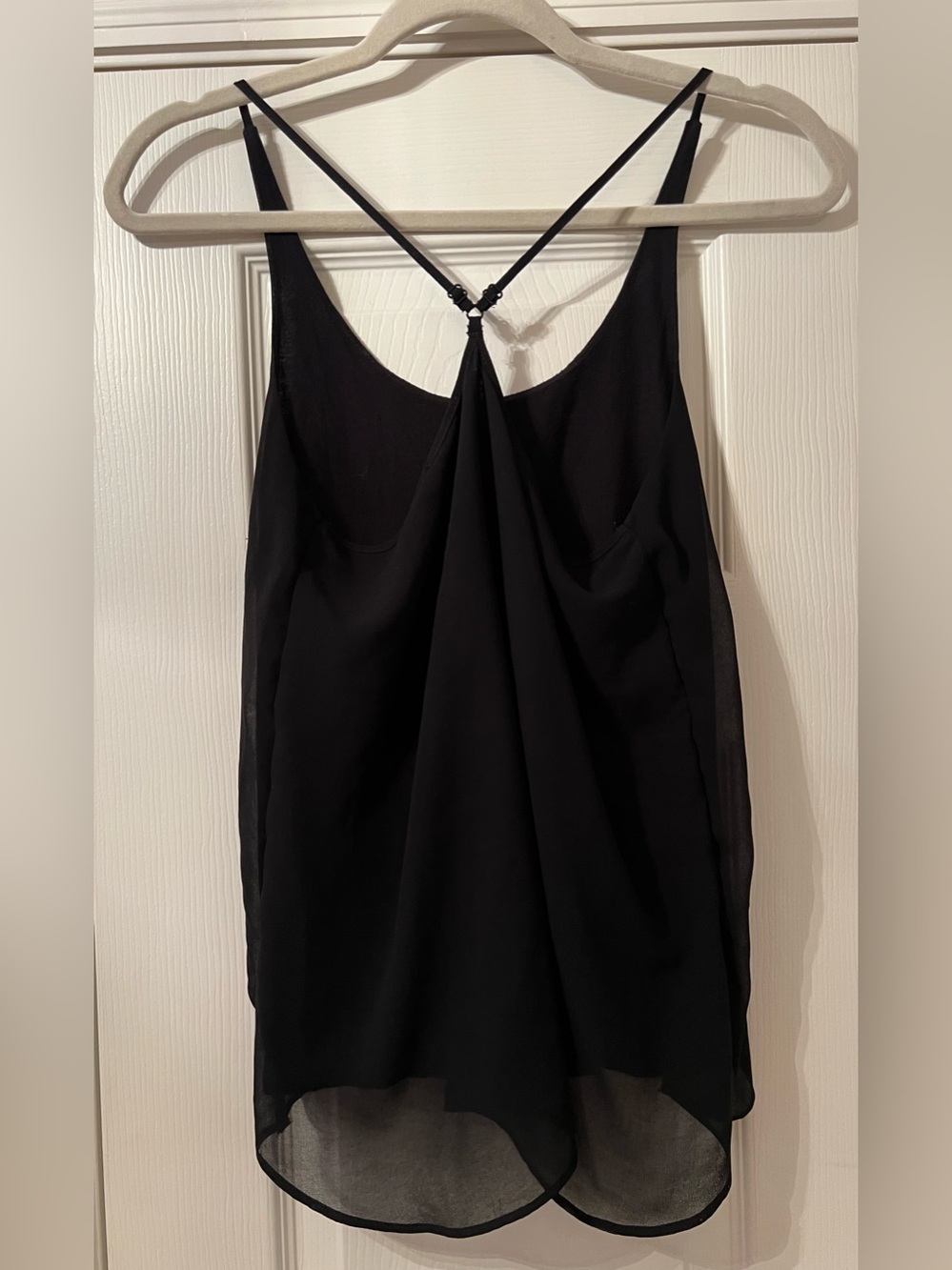 Black Strappy Women's Shell Top - Brand: